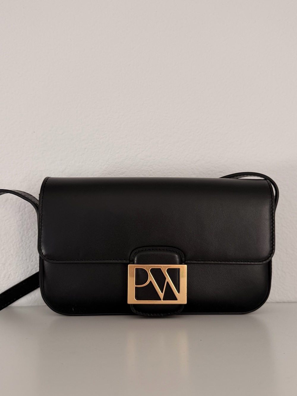 Audrey Baguette Bag in Black by Parisa Wang